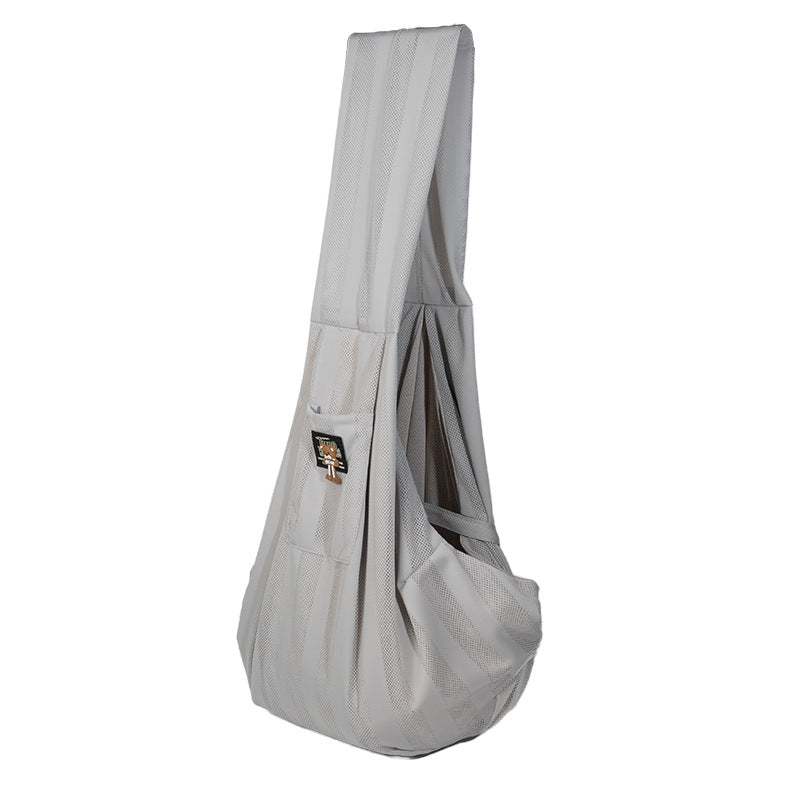 Ice Silk  Dog Sling Carrier Cool Breathable Cat Bag for Outdoor