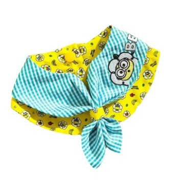 Minions series pet scarf teddy than bear Pomeranian dog collar cute saliva towel cat clothes bib