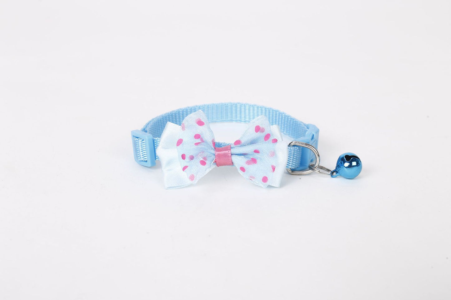 8pcs Bowtie Styles Cat Collar with Bell