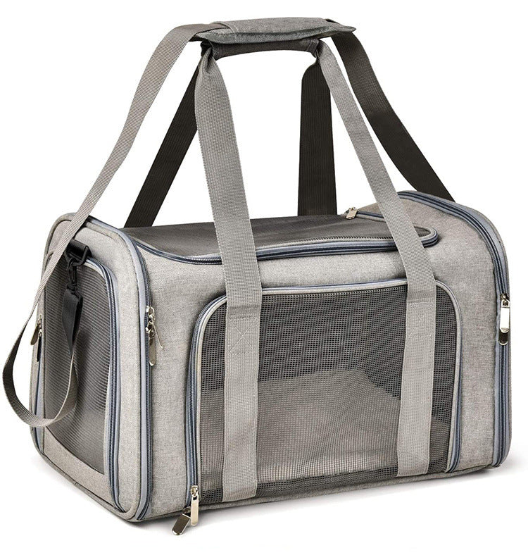 Airline Approved Soft Collapsible Waterproof Travel Dog Carrier Pet Hand Bag