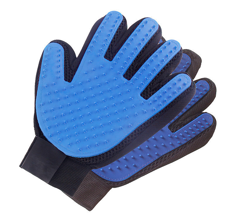 Pet Grooming Glove Gentle Deshedding Brush Glove - 1 Pair