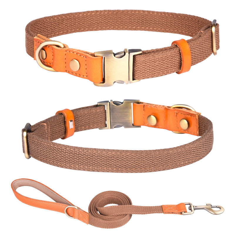 Collar de perro personalizado con hebilla de metal grabada personalizada, collar de perro de nailon duradero 