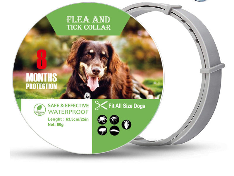 Adjustable Pet Flea & Tick Collar - 8-Month Flea and Tick Collar