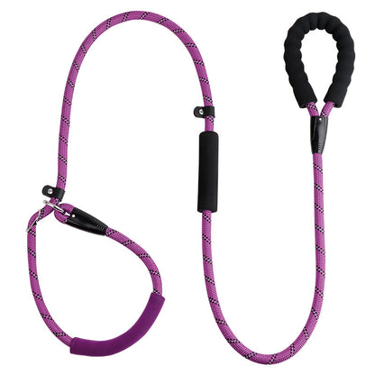 Heavy Duty Reflective Durable Slip Lead Pet Training Loop Leash