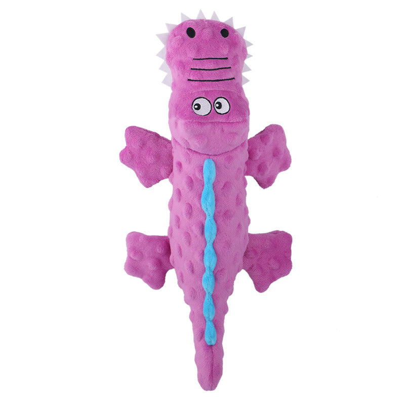 Stuffed Crocodile Plush Squeaker Dog Toy