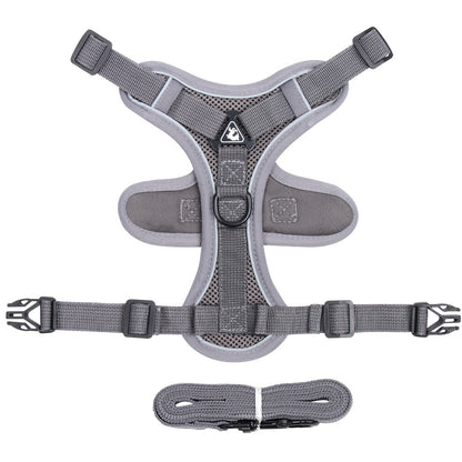 Adjustable Reflective Dog Vest Breathable Dog Harness Leash Set