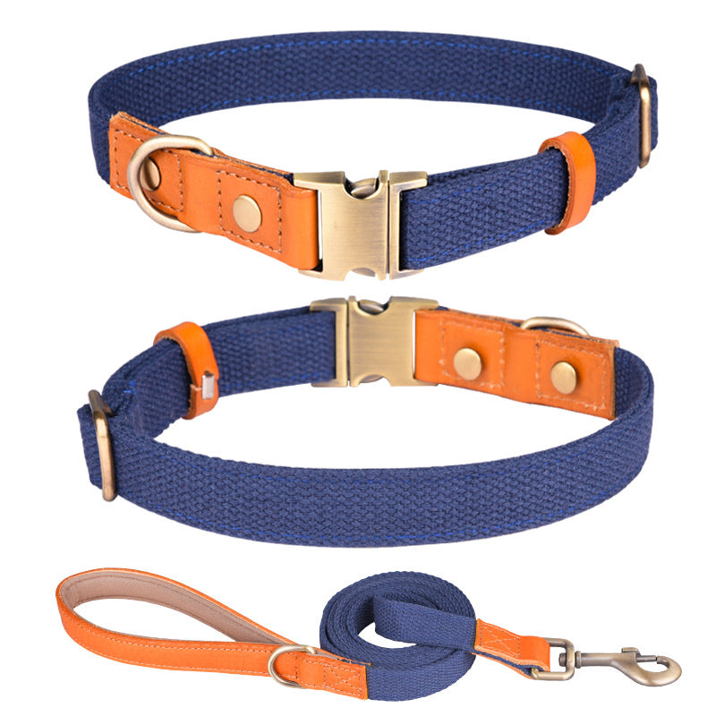 Collar de perro personalizado con hebilla de metal grabada personalizada, collar de perro de nailon duradero 