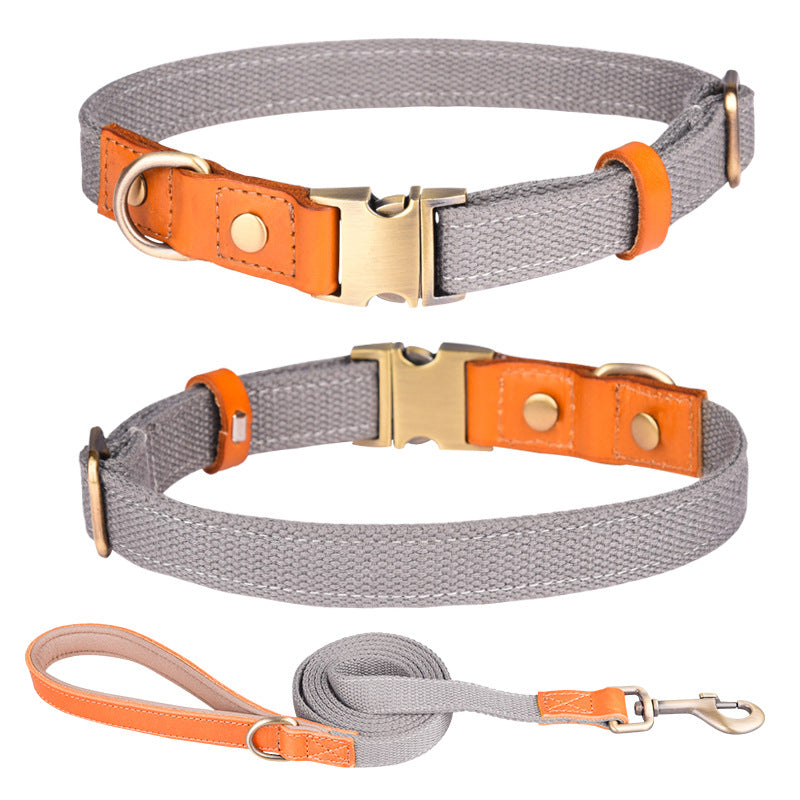 Collar de perro personalizado con hebilla de metal grabada personalizada, collar de perro de nailon duradero 