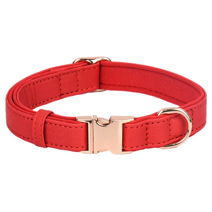 PU Leather can be engraved with anti-loss dog collar collar