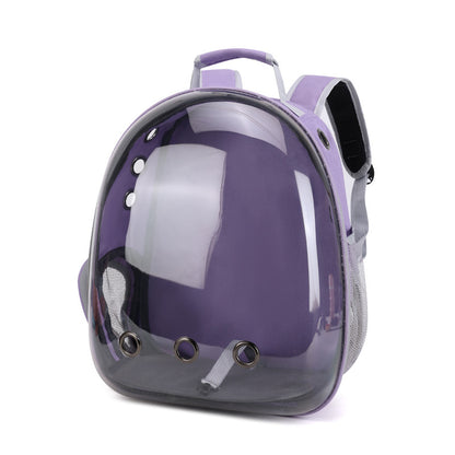 Transparent Pet Backpack for Travel and Outdoor Cat Backpack Carriers