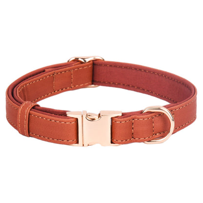 PU Leather can be engraved with anti-loss dog collar collar