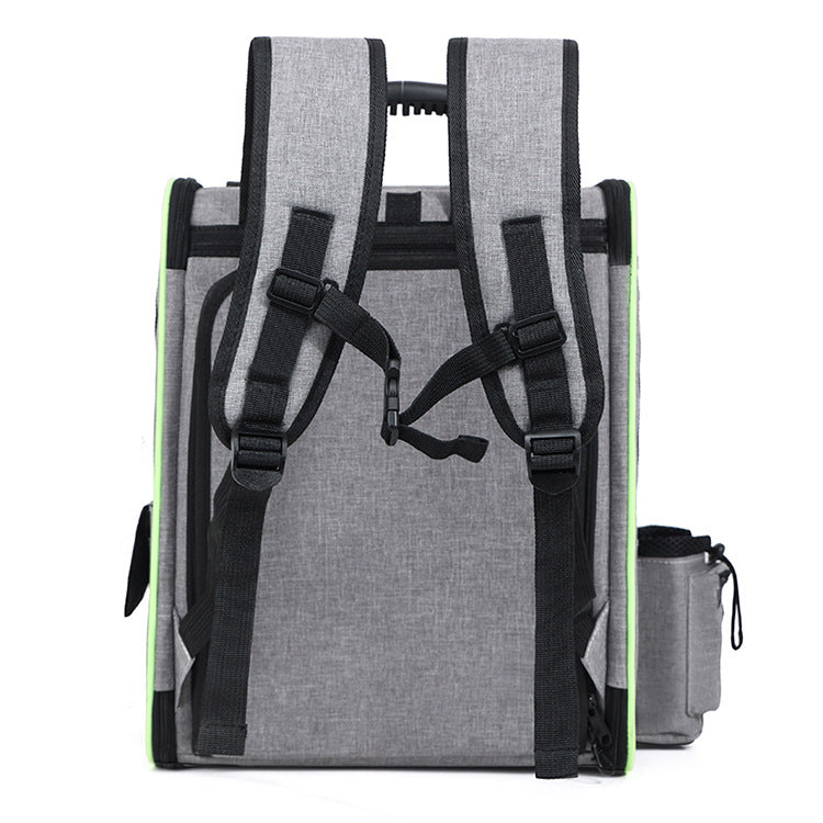 Expandable Breathable Mesh Cat Backpack Pet Carrier Backpack Great for Travel