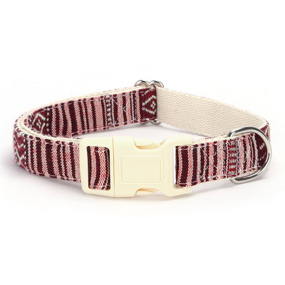Bohemia Design Fabric Dog Collar