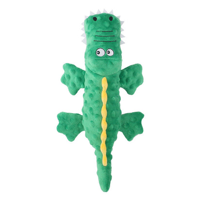 Stuffed Crocodile Plush Squeaker Dog Toy
