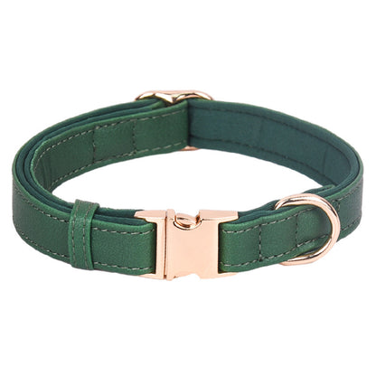 PU Leather can be engraved with anti-loss dog collar collar
