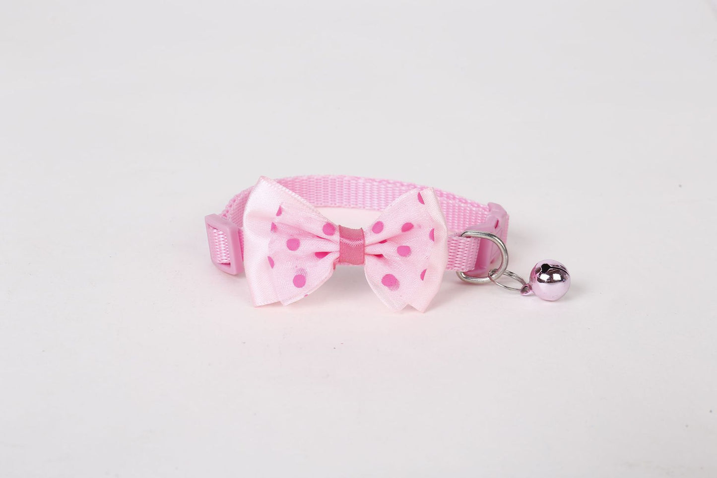 8pcs Bowtie Styles Cat Collar with Bell
