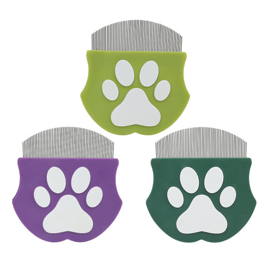 Small Metal Pins Hair Remover Brush Pet Flea Comb for Dog Cat