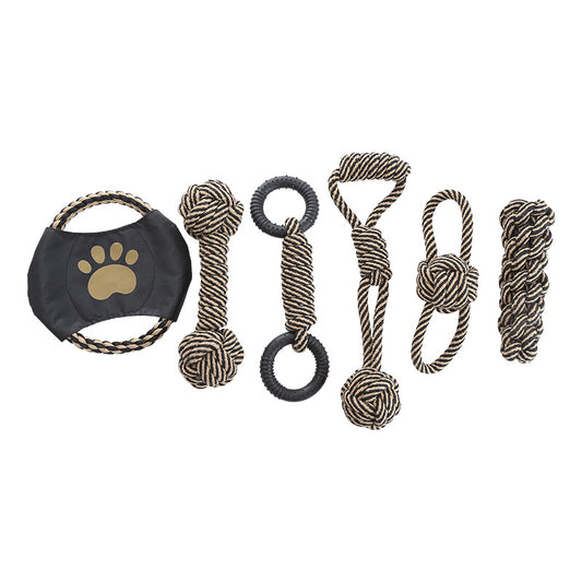 New Braided Cotton Rope Chew Toy Teeth Cleaning Dog Toy
