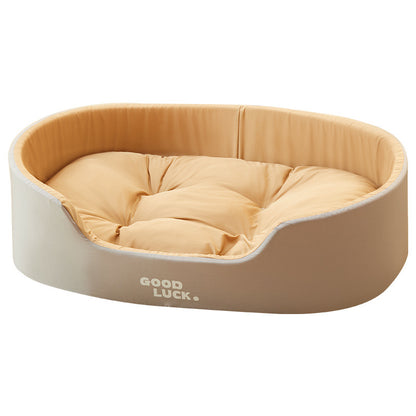 Four Seasons Pet Kennel Washable Double-sided Soft Dog Large Bed
