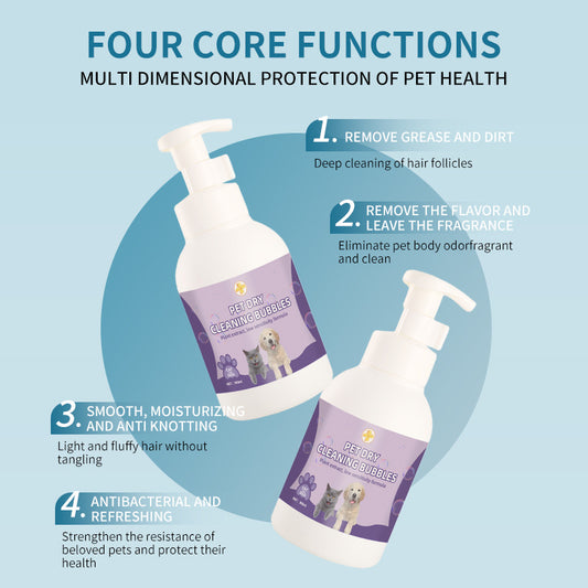 Wash Free Foam Dry Shampoo Pet Cleaning Conditioner