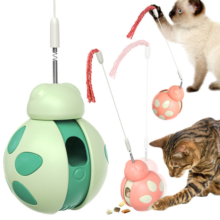 Lindo dispensador de golosinas para mascotas, divertido juguete interactivo de rompecabezas, comedero lento para perros
