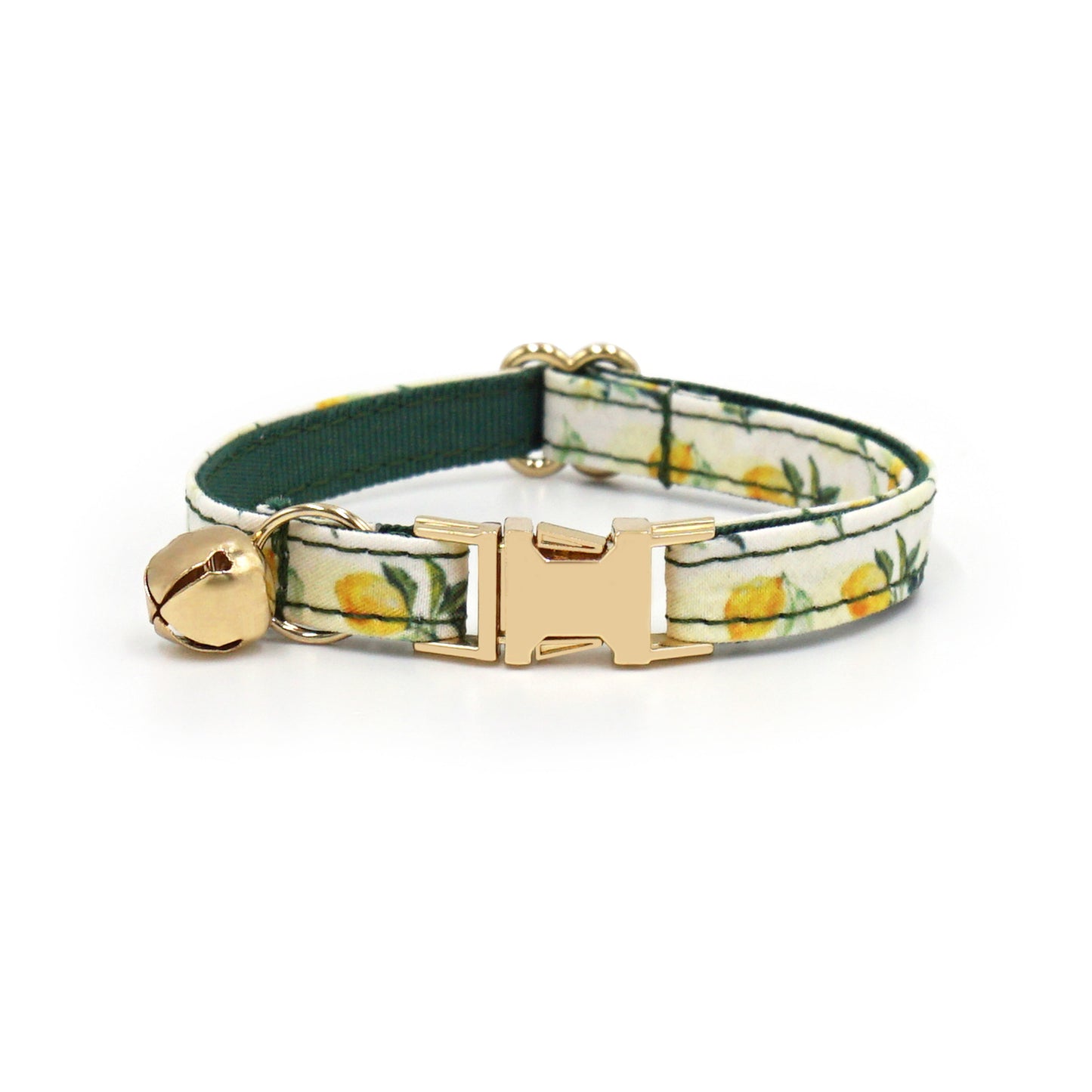 Fruits Style Adjustable Personalized Cat Collar Leash With Removable Bell & Bowtie