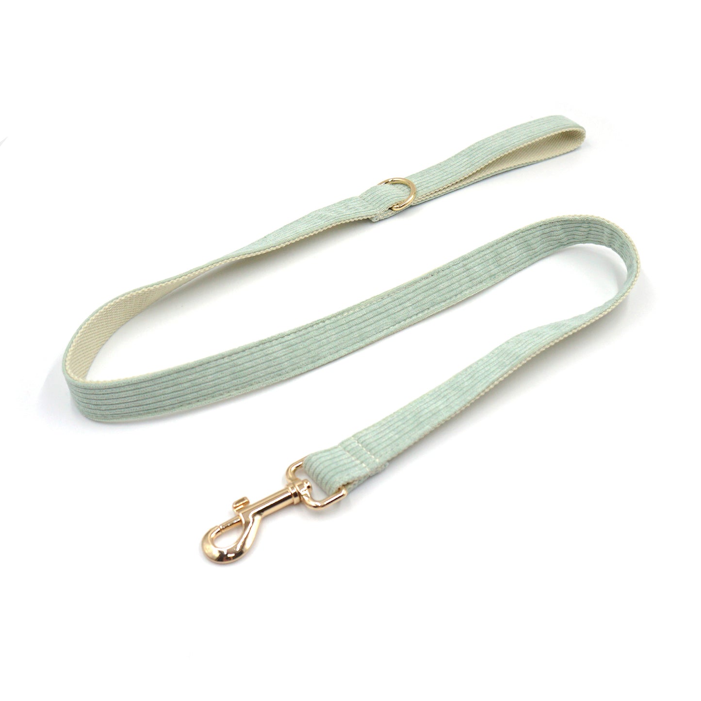Collar de perro personalizado de terciopelo verde claro, correa, arnés y pajarita, conjunto de bolsa para excrementos