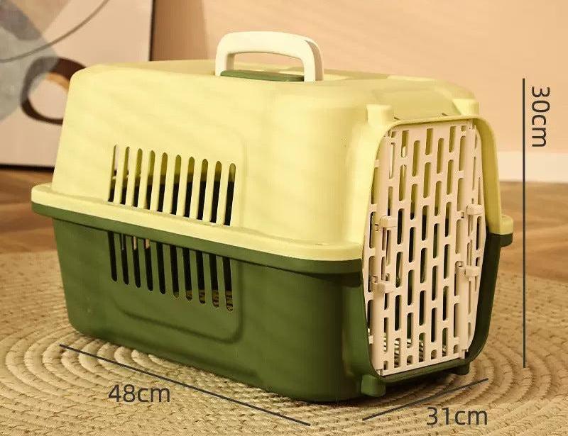 Cat air box out portable cat cage cat bag pet space box dog check box car dog cage box