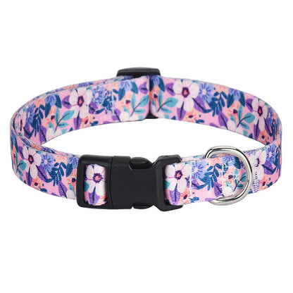 Luxury Printed Colorful Adjustable Pet Collar