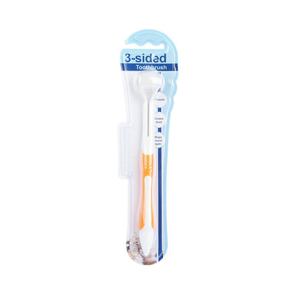 3-Sided Pet Toothbrush Dog Toothbrush Removing Bad Breath Tartar