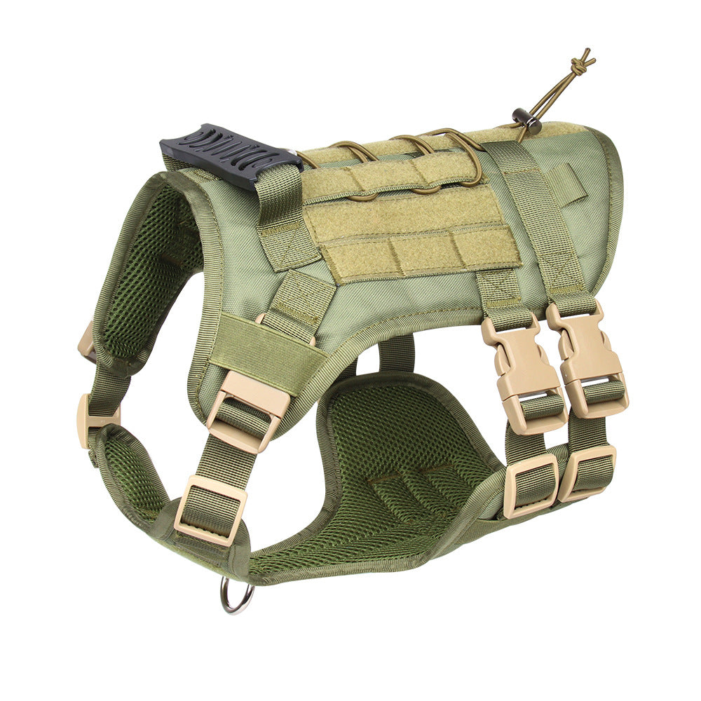 Cross-border large dog tactical strap waterproof and explosion-proof tactical chest strap medium and large dog pet vest spot wholesale