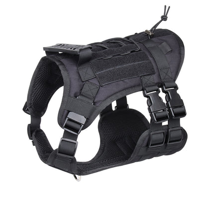 Cross-border large dog tactical strap waterproof and explosion-proof tactical chest strap medium and large dog pet vest spot wholesale