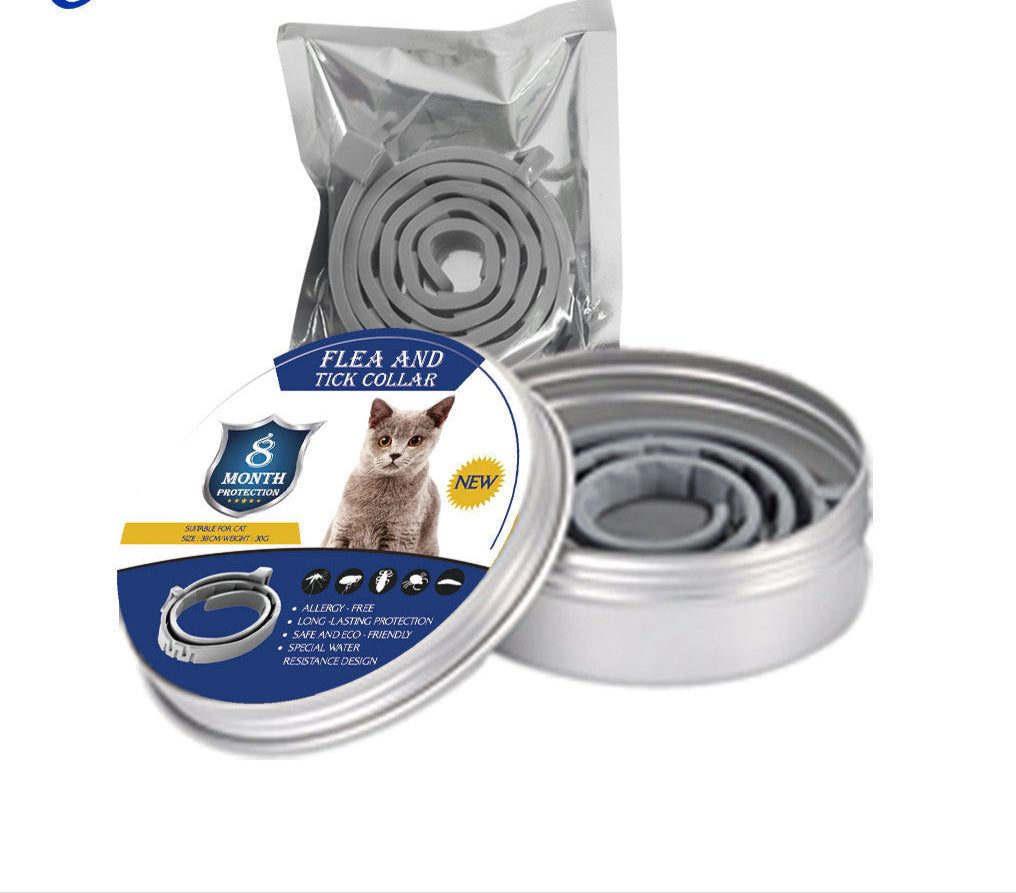 Adjustable Pet Flea & Tick Collar - 8-Month Flea and Tick Collar