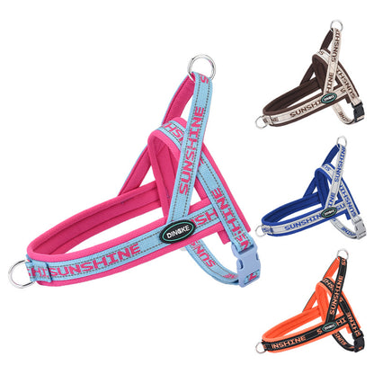 New Luxury Dog Harness Soft Mesh Breathable Adjustable Reflective