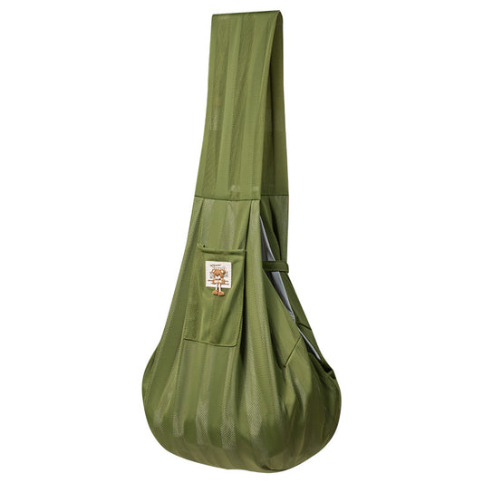 Ice Silk  Dog Sling Carrier Cool Breathable Cat Bag for Outdoor