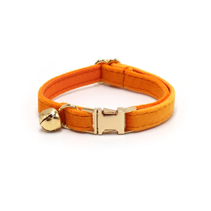 Pets Soft High Quality Velvet Personalized cat Collar With Bell
