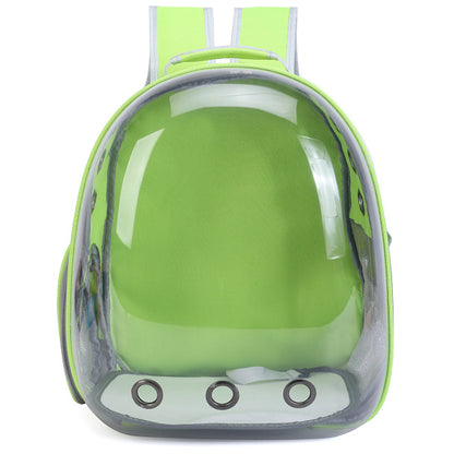 Transparent Pet Backpack for Travel and Outdoor Cat Backpack Carriers