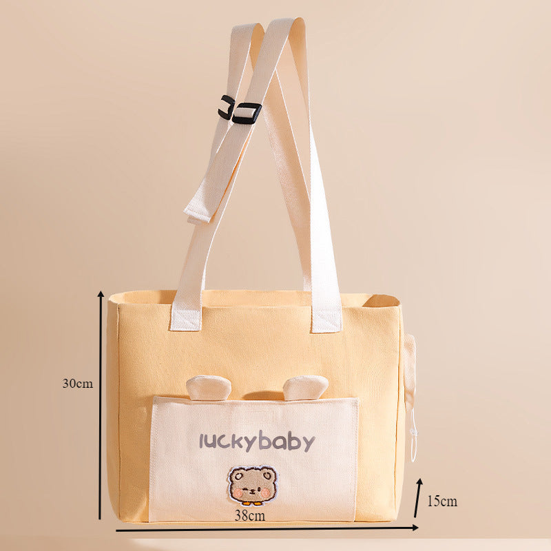 Canvas Portable Print Soft Sided Pet Carrier Tote Bag Pet Travel