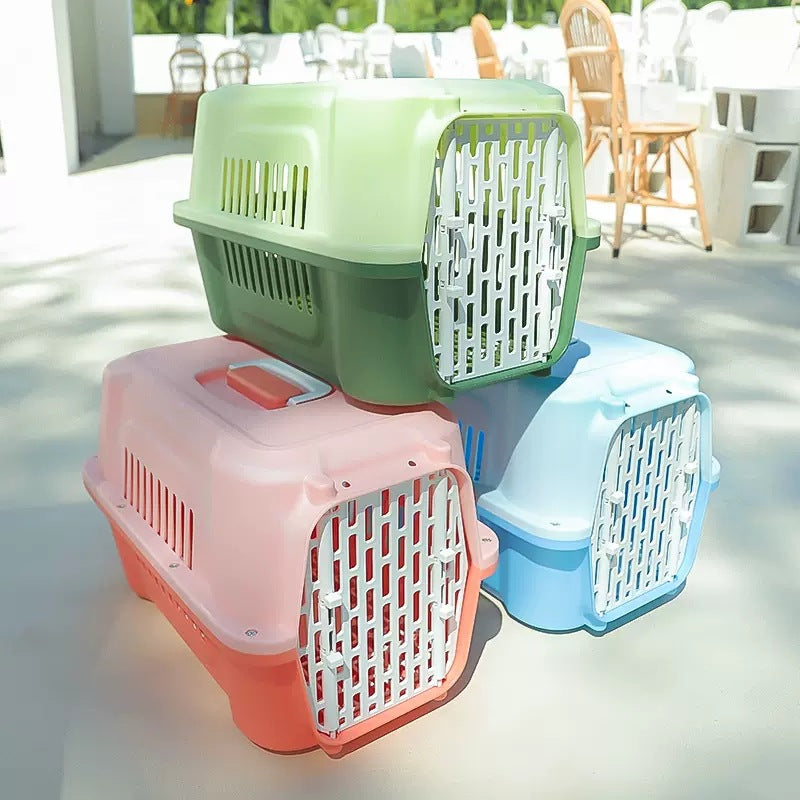 Cat air box out portable cat cage cat bag pet space box dog check box car dog cage box