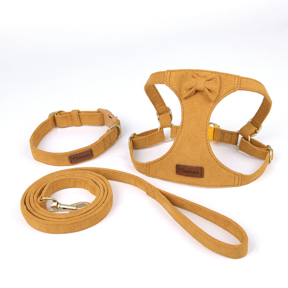 3 Pcs Vest Style Dog Outdoor  Dog Harness and Leash for Cats and Small Dogs