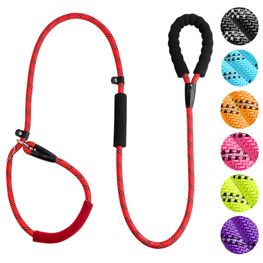 Heavy Duty Reflective Durable Slip Lead Pet Training Loop Leash