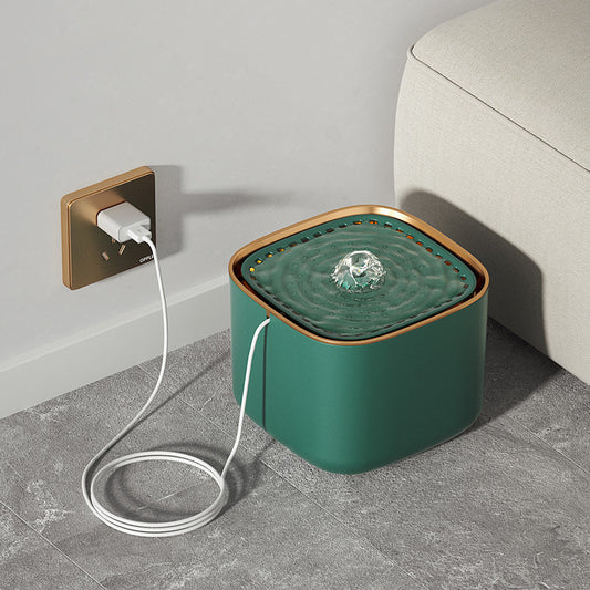 3L Pet Water Fountain Automatic Induction Circulating Filtering With USB Electric