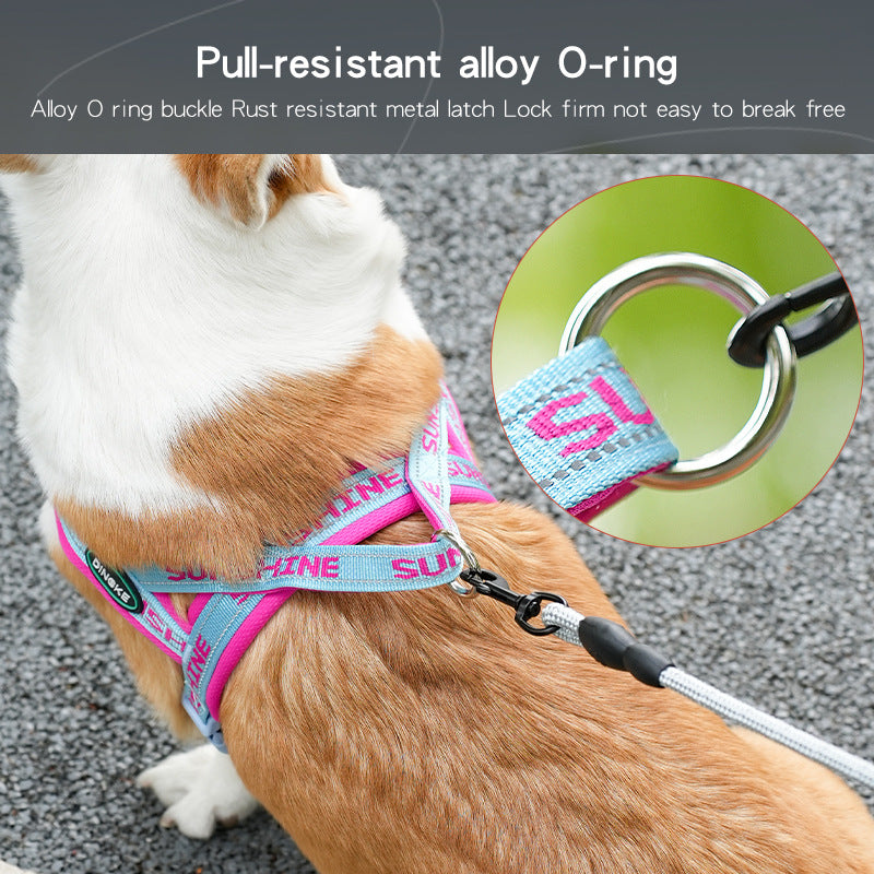 New Luxury Dog Harness Soft Mesh Breathable Adjustable Reflective