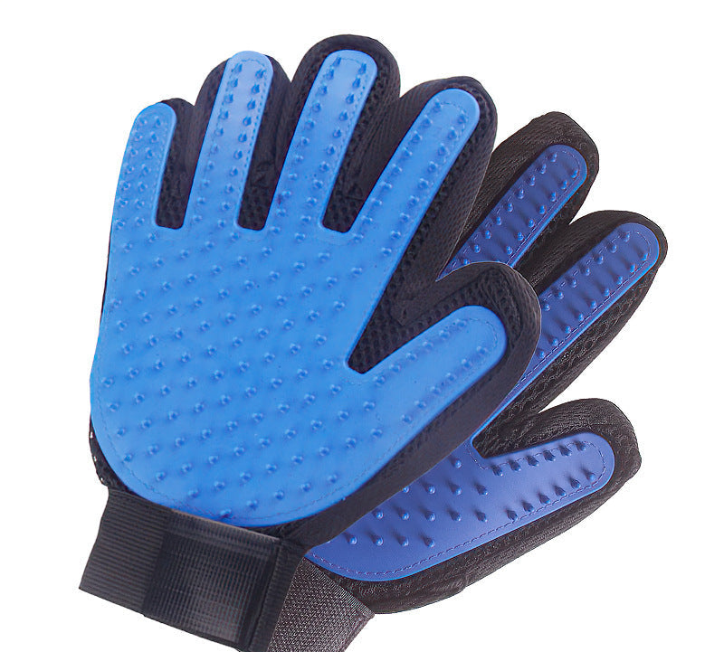 Pet Grooming Glove Gentle Deshedding Brush Glove - 1 Pair