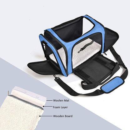 Airline Approved Soft Collapsible Waterproof Travel Dog Carrier Pet Hand Bag