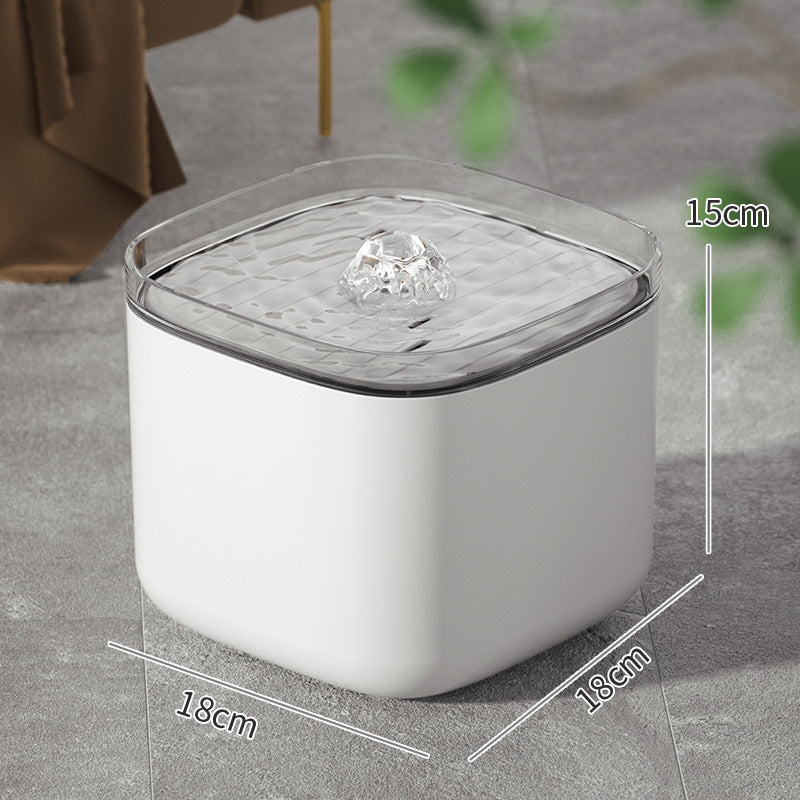 3L Pet Water Fountain Automatic Induction Circulating Filtering With USB Electric