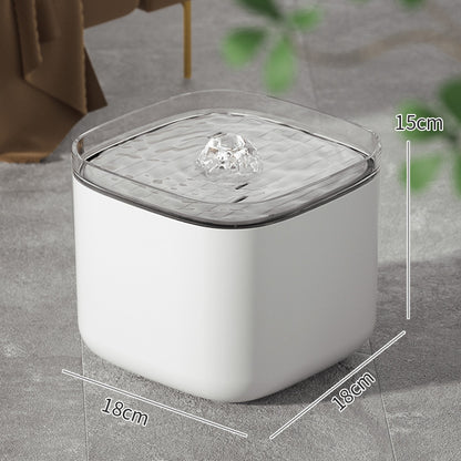 3L Pet Water Fountain Automatic Induction Circulating Filtering With USB Electric
