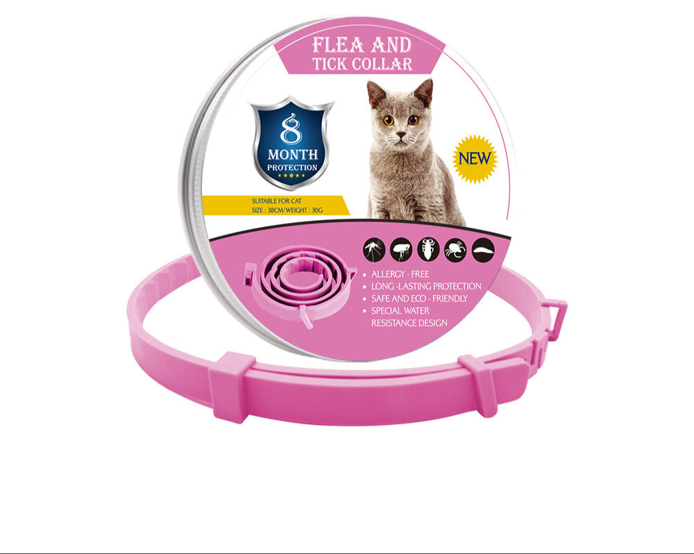 Adjustable Pet Flea & Tick Collar - 8-Month Flea and Tick Collar
