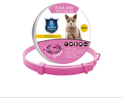 Adjustable Pet Flea & Tick Collar - 8-Month Flea and Tick Collar