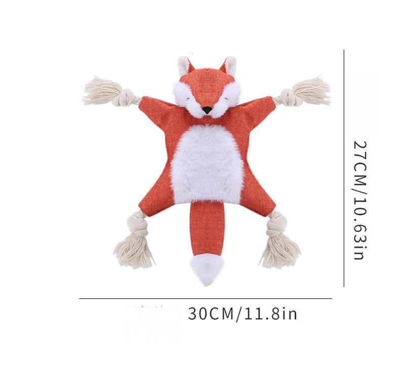 3 PCS Squeaky Plush Dog Chew Toys
